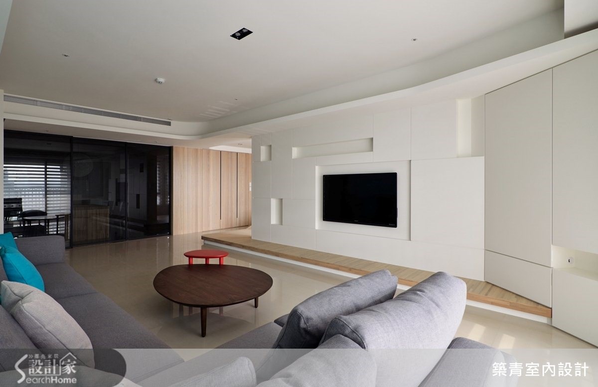 35坪預售屋＿北歐風客廳案例圖片＿築青室內裝修有限公司＿築青_25之8