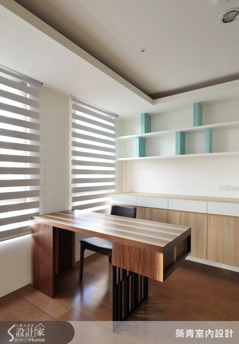 35坪預售屋＿北歐風書房案例圖片＿築青室內裝修有限公司＿築青_25之15