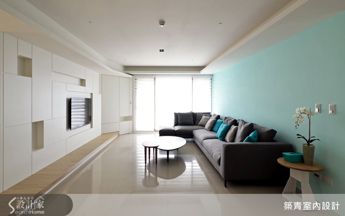 35坪預售屋＿北歐風客廳案例圖片＿築青室內裝修有限公司＿築青_25之6