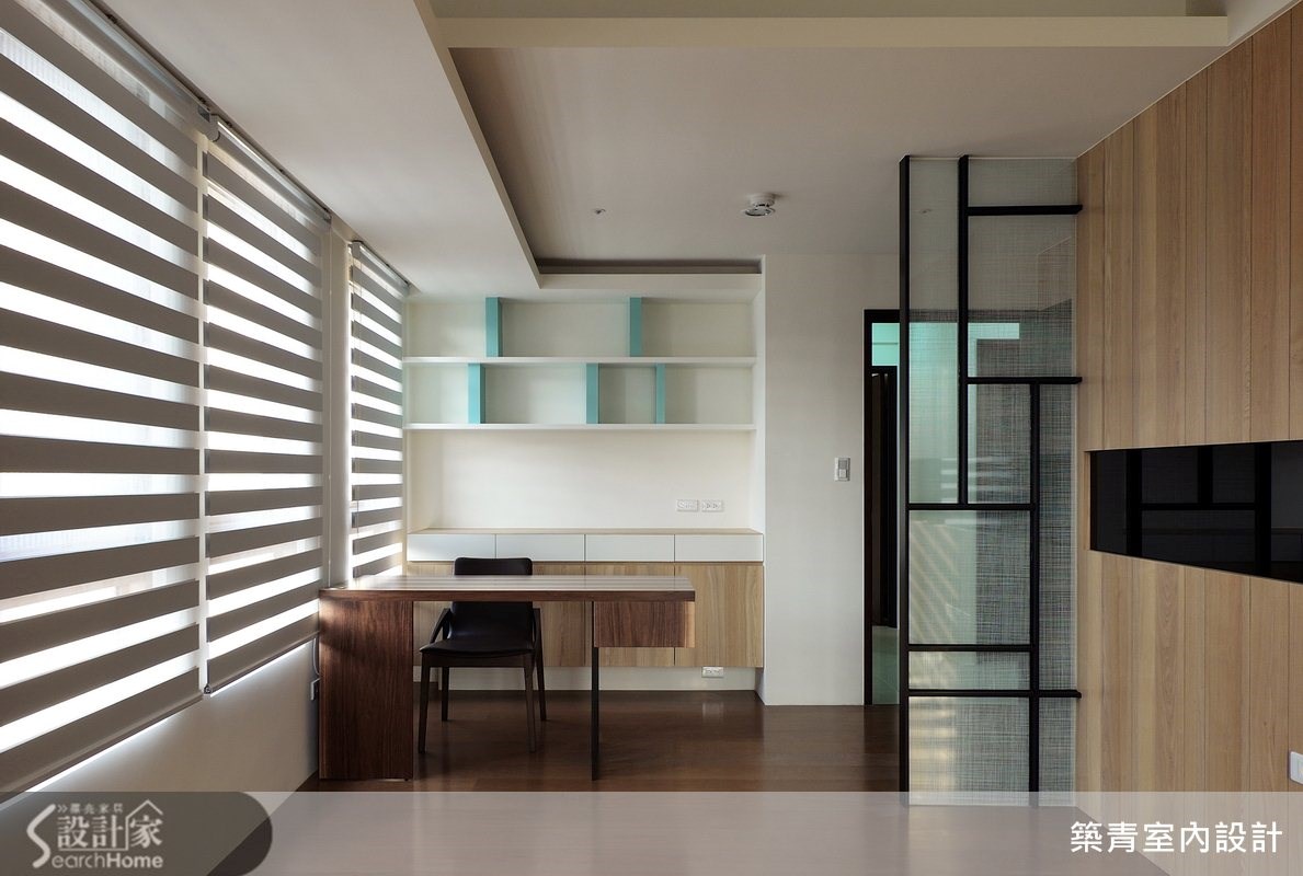 35坪預售屋＿北歐風書房案例圖片＿築青室內裝修有限公司＿築青_25之14