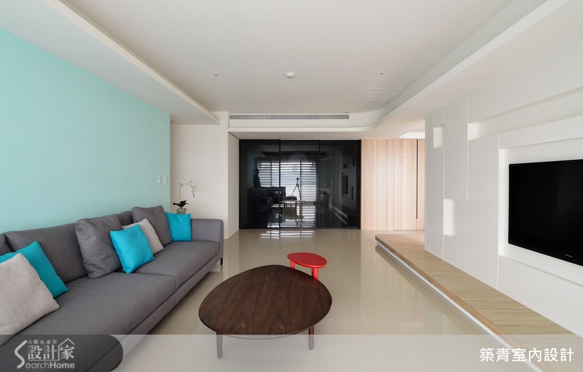 35坪預售屋＿北歐風客廳案例圖片＿築青室內裝修有限公司＿築青_25之7