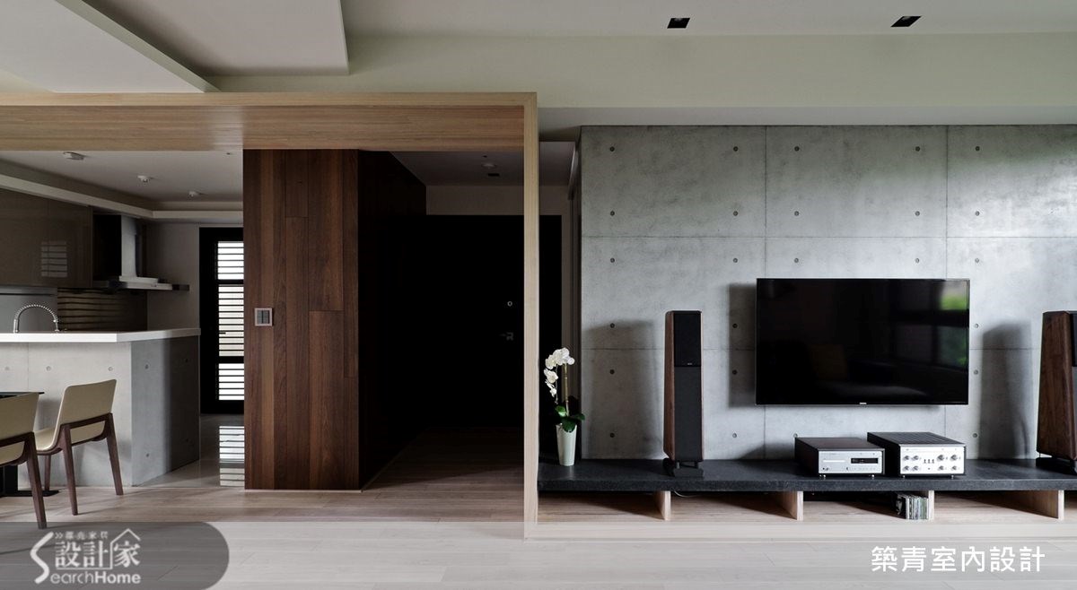 45坪預售屋＿現代風客廳案例圖片＿築青室內裝修有限公司＿築青_26之2