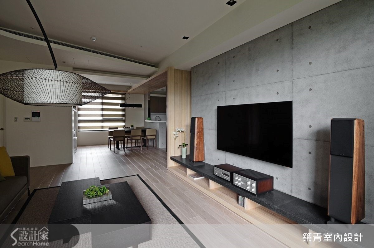 45坪預售屋＿現代風客廳案例圖片＿築青室內裝修有限公司＿築青_26之5