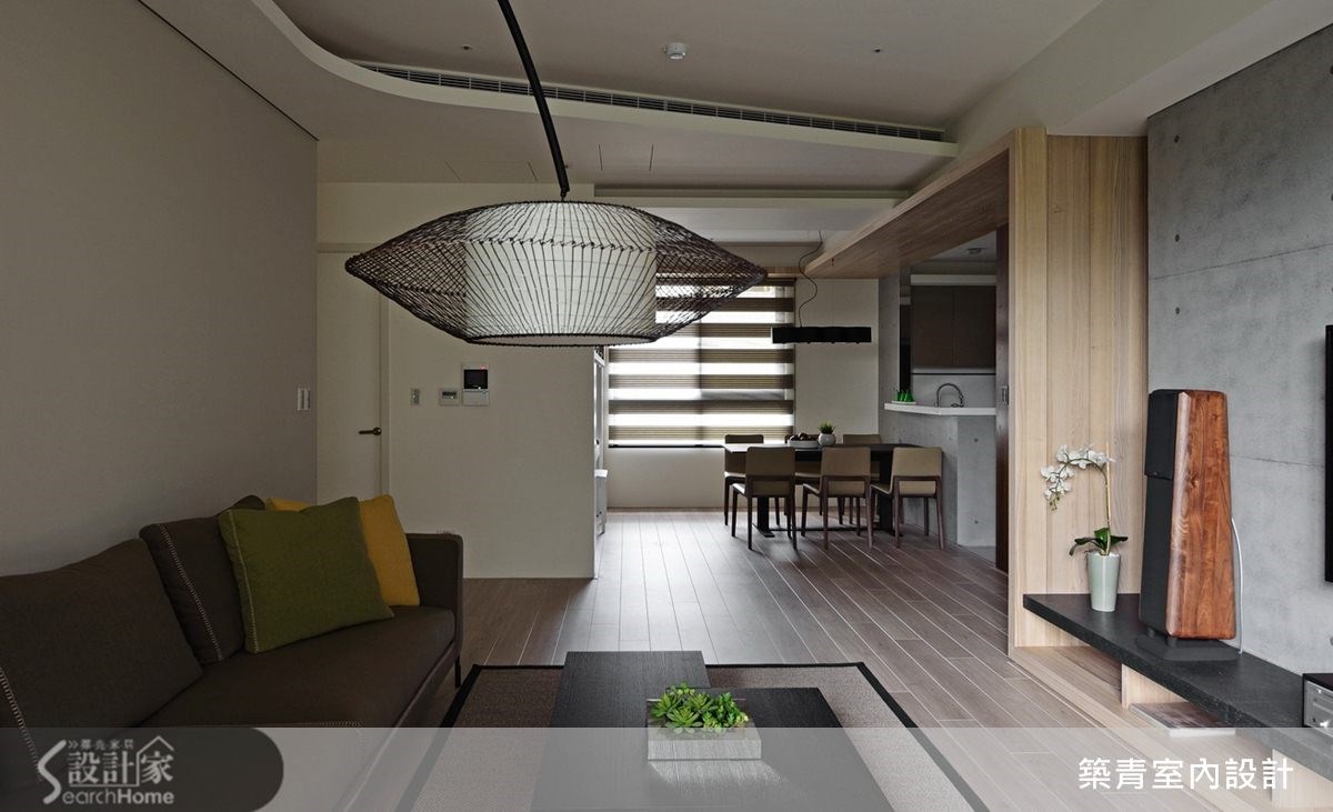 45坪預售屋＿現代風客廳案例圖片＿築青室內裝修有限公司＿築青_26之6