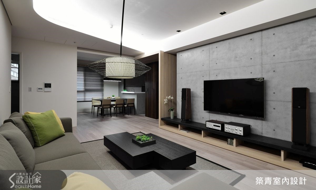 45坪預售屋＿現代風客廳案例圖片＿築青室內裝修有限公司＿築青_26之9