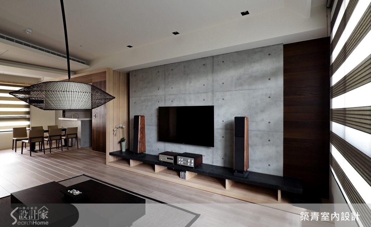 45坪預售屋＿現代風客廳案例圖片＿築青室內裝修有限公司＿築青_26之3
