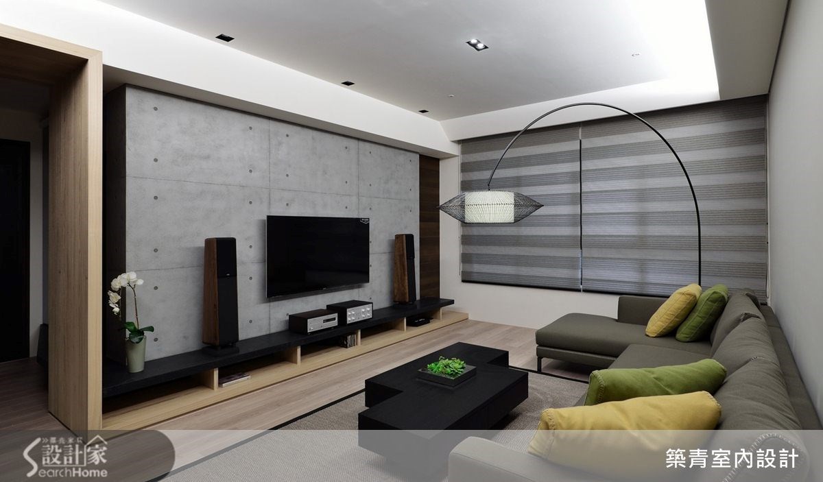 45坪預售屋＿現代風客廳案例圖片＿築青室內裝修有限公司＿築青_26之8