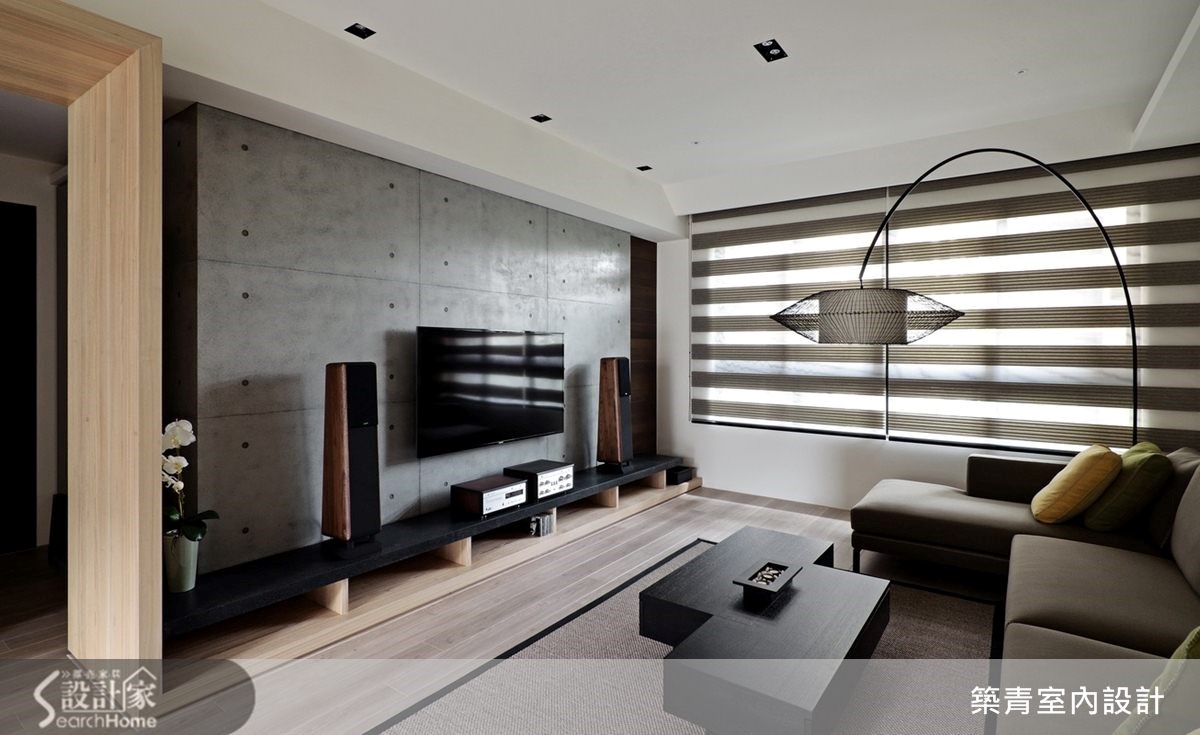 45坪預售屋＿現代風客廳案例圖片＿築青室內裝修有限公司＿築青_26之4