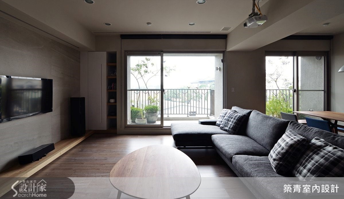 45坪預售屋＿現代風客廳案例圖片＿築青室內裝修有限公司＿築青_27之3