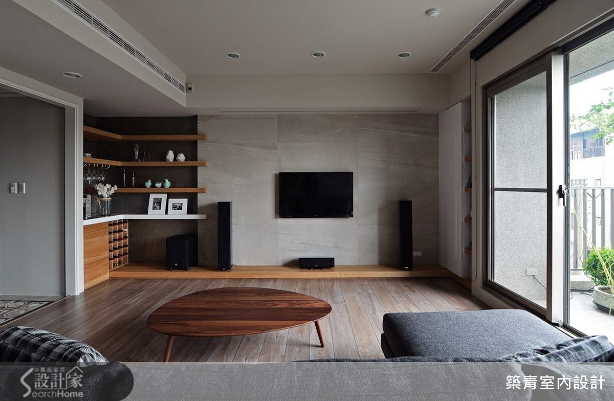45坪預售屋＿現代風客廳案例圖片＿築青室內裝修有限公司＿築青_27之5