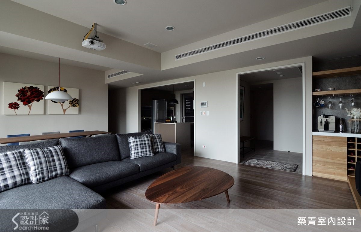 45坪預售屋＿現代風客廳案例圖片＿築青室內裝修有限公司＿築青_27之7