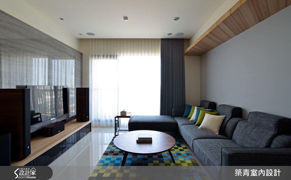 45坪預售屋＿北歐風客廳案例圖片＿築青室內裝修有限公司＿築青_28之8