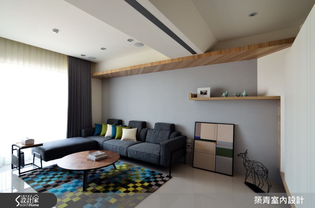 45坪預售屋＿北歐風客廳案例圖片＿築青室內裝修有限公司＿築青_28之9