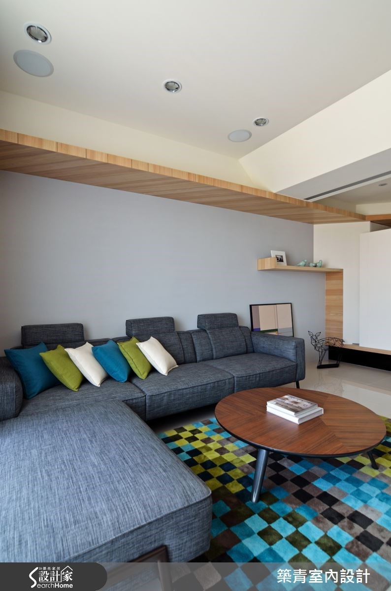 45坪預售屋＿北歐風客廳案例圖片＿築青室內裝修有限公司＿築青_28之11