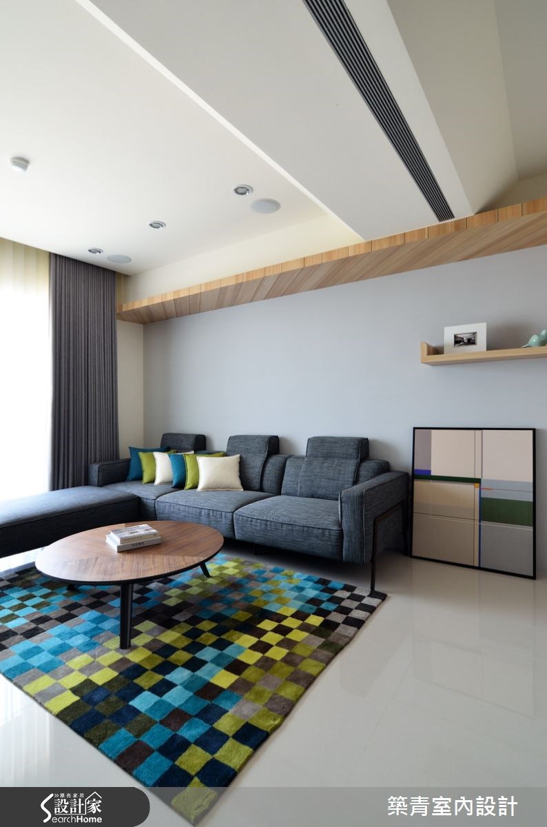 45坪預售屋＿北歐風客廳案例圖片＿築青室內裝修有限公司＿築青_28之13