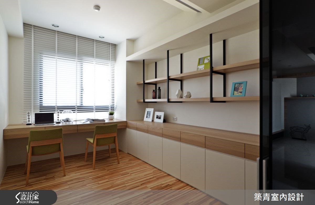 45坪預售屋＿北歐風書房案例圖片＿築青室內裝修有限公司＿築青_28之19