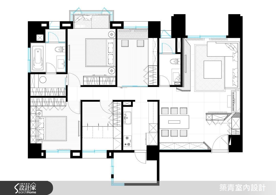 45坪預售屋＿北歐風案例圖片＿築青室內裝修有限公司＿築青_28之29