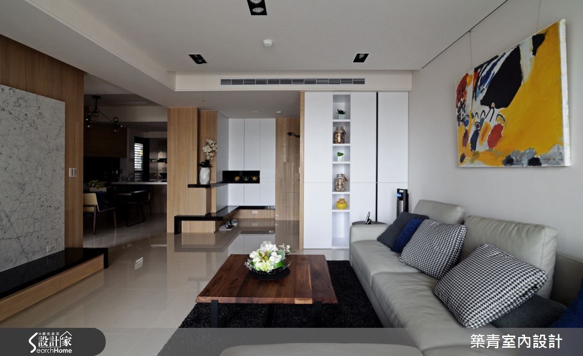 45坪預售屋＿北歐風客廳案例圖片＿築青室內裝修有限公司＿築青_29之45