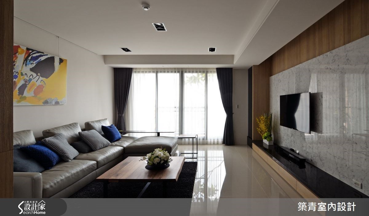 45坪預售屋＿北歐風客廳案例圖片＿築青室內裝修有限公司＿築青_29之4