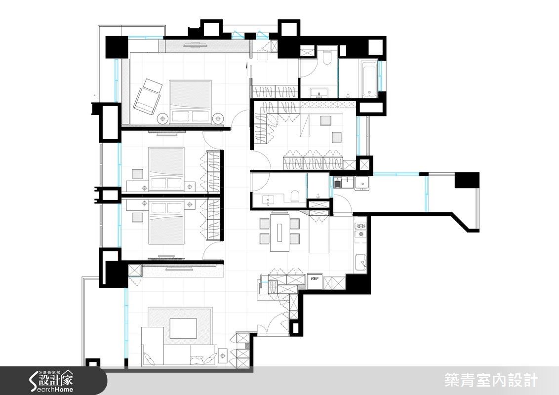 45坪預售屋＿北歐風案例圖片＿築青室內裝修有限公司＿築青_29之19