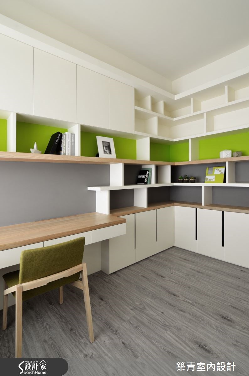 45坪預售屋＿北歐風書房案例圖片＿築青室內裝修有限公司＿築青_32之12