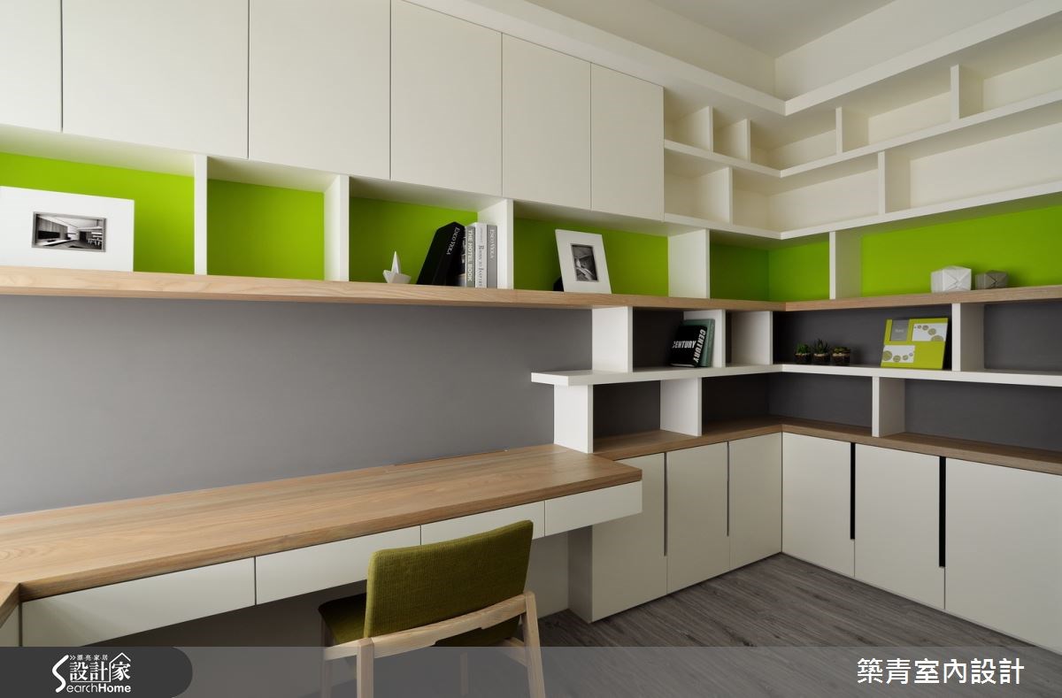 45坪預售屋＿北歐風書房案例圖片＿築青室內裝修有限公司＿築青_32之13