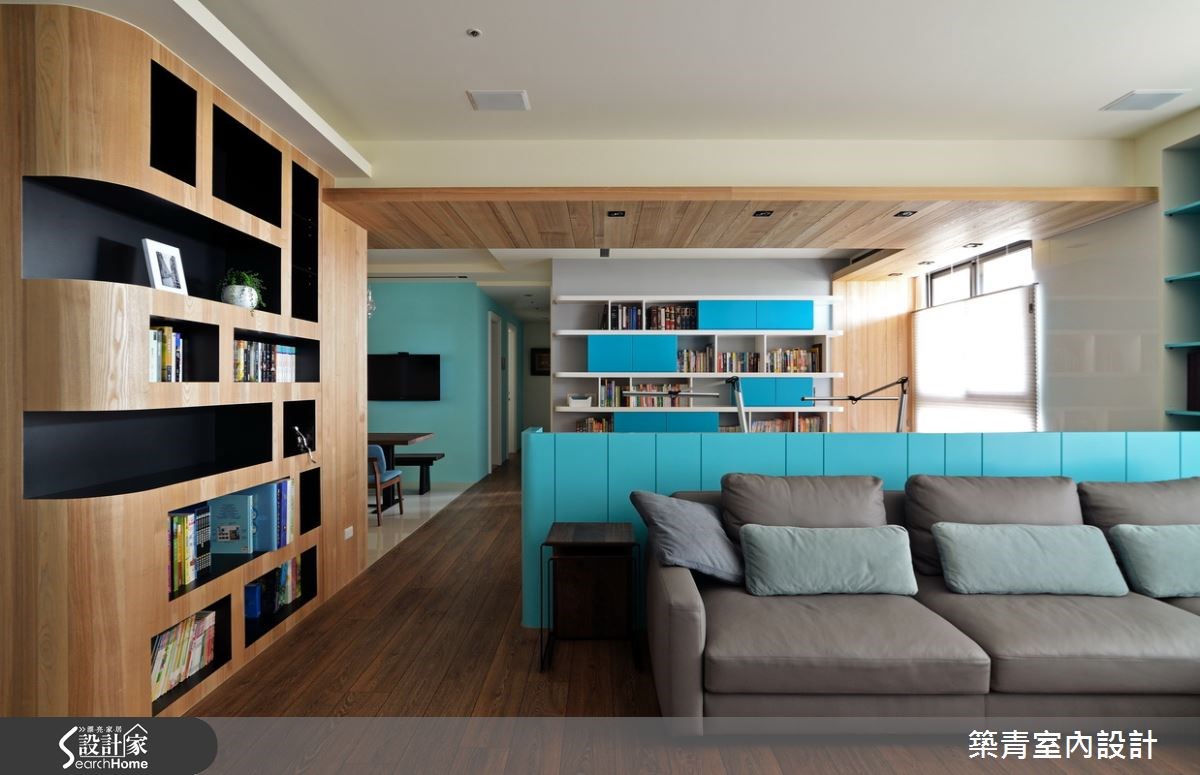 45坪預售屋＿北歐風客廳案例圖片＿築青室內裝修有限公司＿築青_33之2