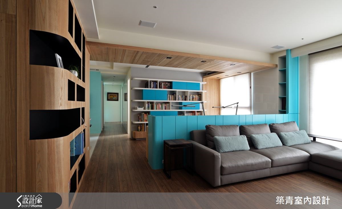 45坪預售屋＿北歐風客廳案例圖片＿築青室內裝修有限公司＿築青_33之3
