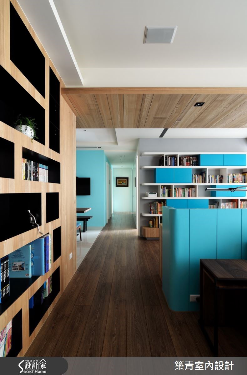 45坪預售屋＿北歐風客廳案例圖片＿築青室內裝修有限公司＿築青_33之4