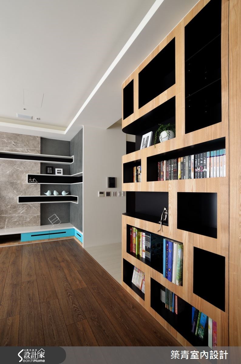 45坪預售屋＿北歐風客廳案例圖片＿築青室內裝修有限公司＿築青_33之5