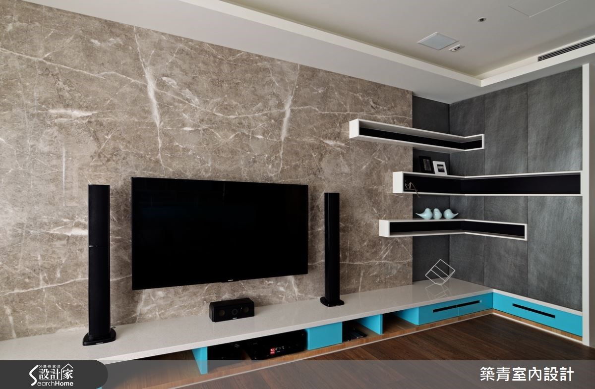 45坪預售屋＿北歐風客廳案例圖片＿築青室內裝修有限公司＿築青_33之6