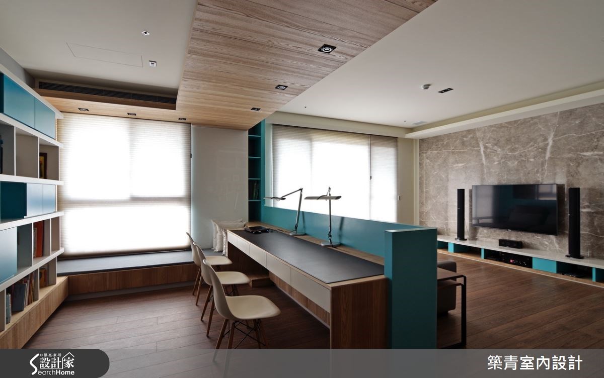45坪預售屋＿北歐風書房案例圖片＿築青室內裝修有限公司＿築青_33之11