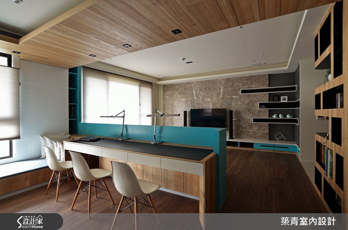 45坪預售屋＿北歐風書房案例圖片＿築青室內裝修有限公司＿築青_33之12
