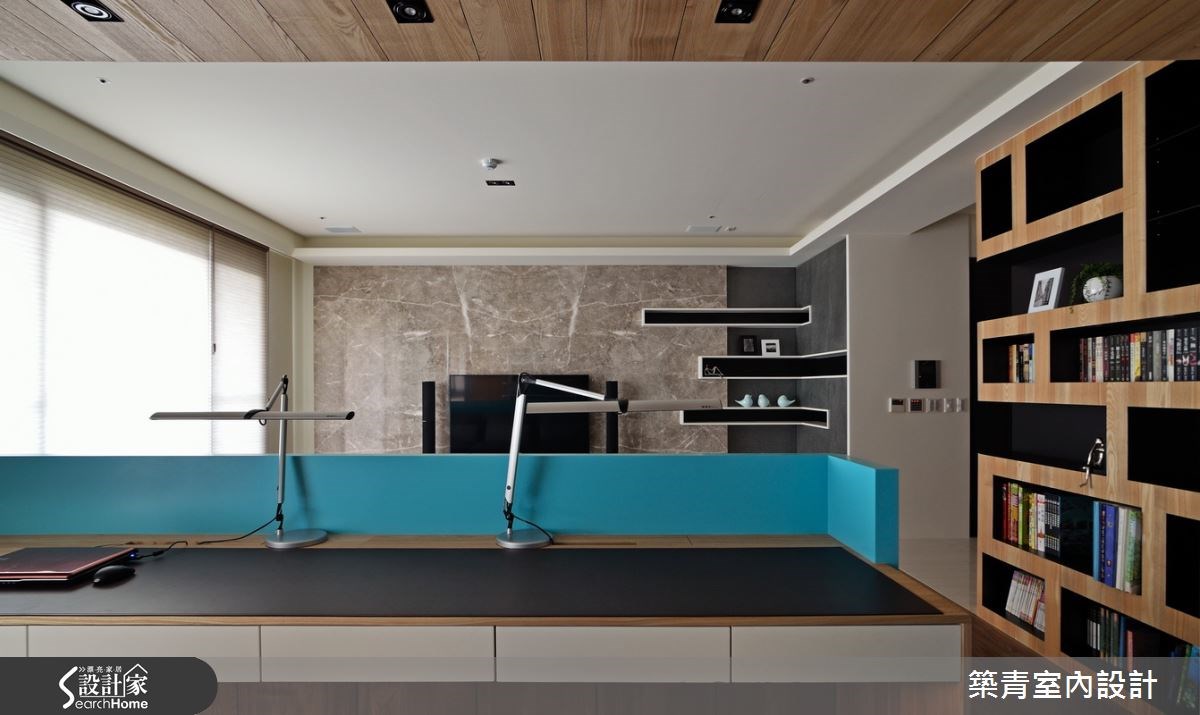 45坪預售屋＿北歐風書房案例圖片＿築青室內裝修有限公司＿築青_33之15
