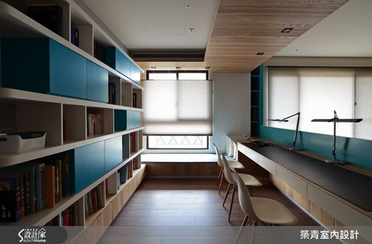 45坪預售屋＿北歐風書房案例圖片＿築青室內裝修有限公司＿築青_33之16