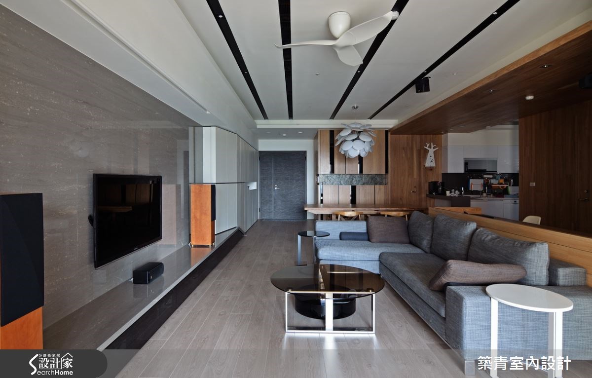 40坪預售屋＿北歐風客廳案例圖片＿築青室內裝修有限公司＿築青_34之4