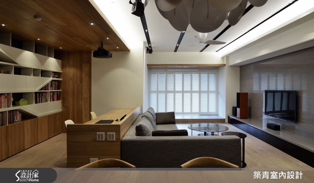 40坪預售屋＿北歐風客廳案例圖片＿築青室內裝修有限公司＿築青_34之9