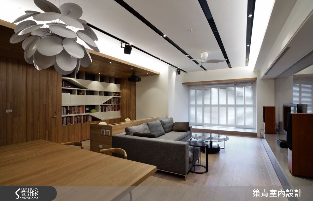 40坪預售屋＿北歐風客廳案例圖片＿築青室內裝修有限公司＿築青_34之10