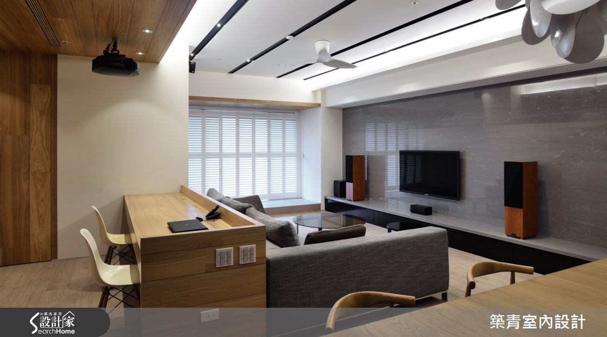 40坪預售屋＿北歐風客廳案例圖片＿築青室內裝修有限公司＿築青_34之11