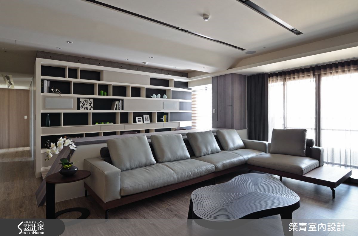 70坪新成屋(5年以下)＿北歐風客廳案例圖片＿築青室內裝修有限公司＿築青_35之5