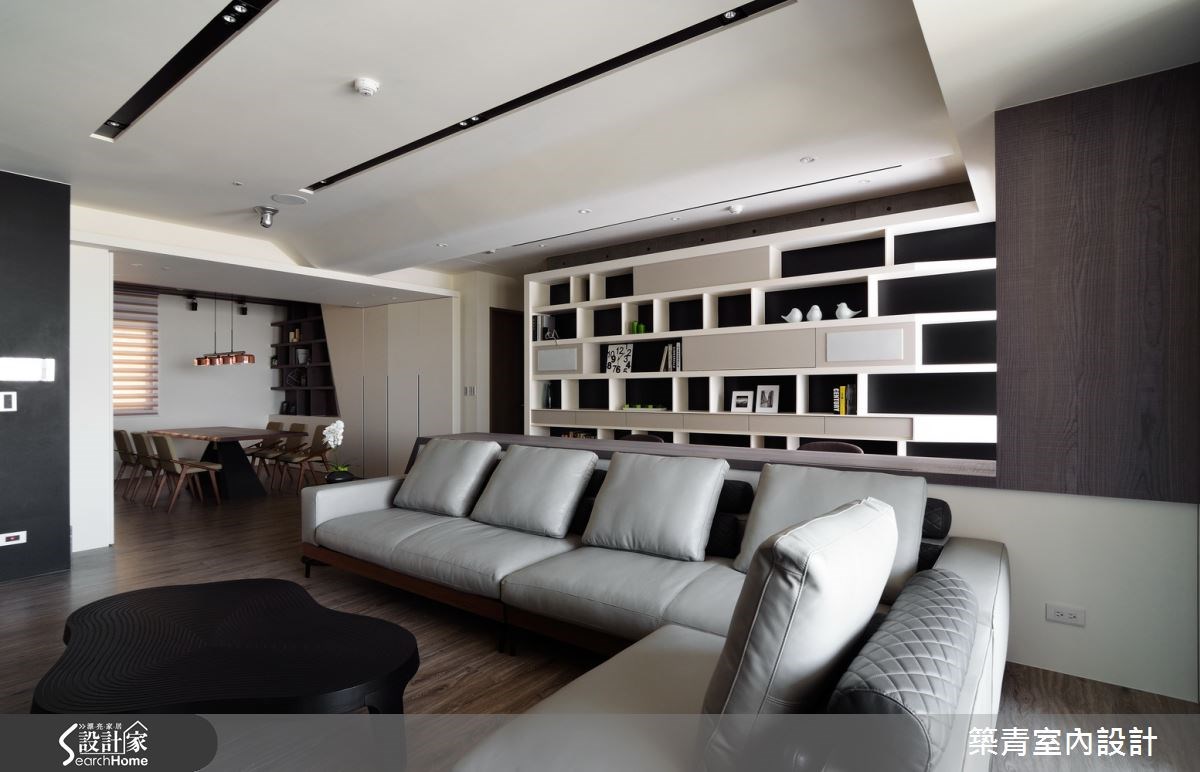 70坪新成屋(5年以下)＿北歐風客廳案例圖片＿築青室內裝修有限公司＿築青_35之6