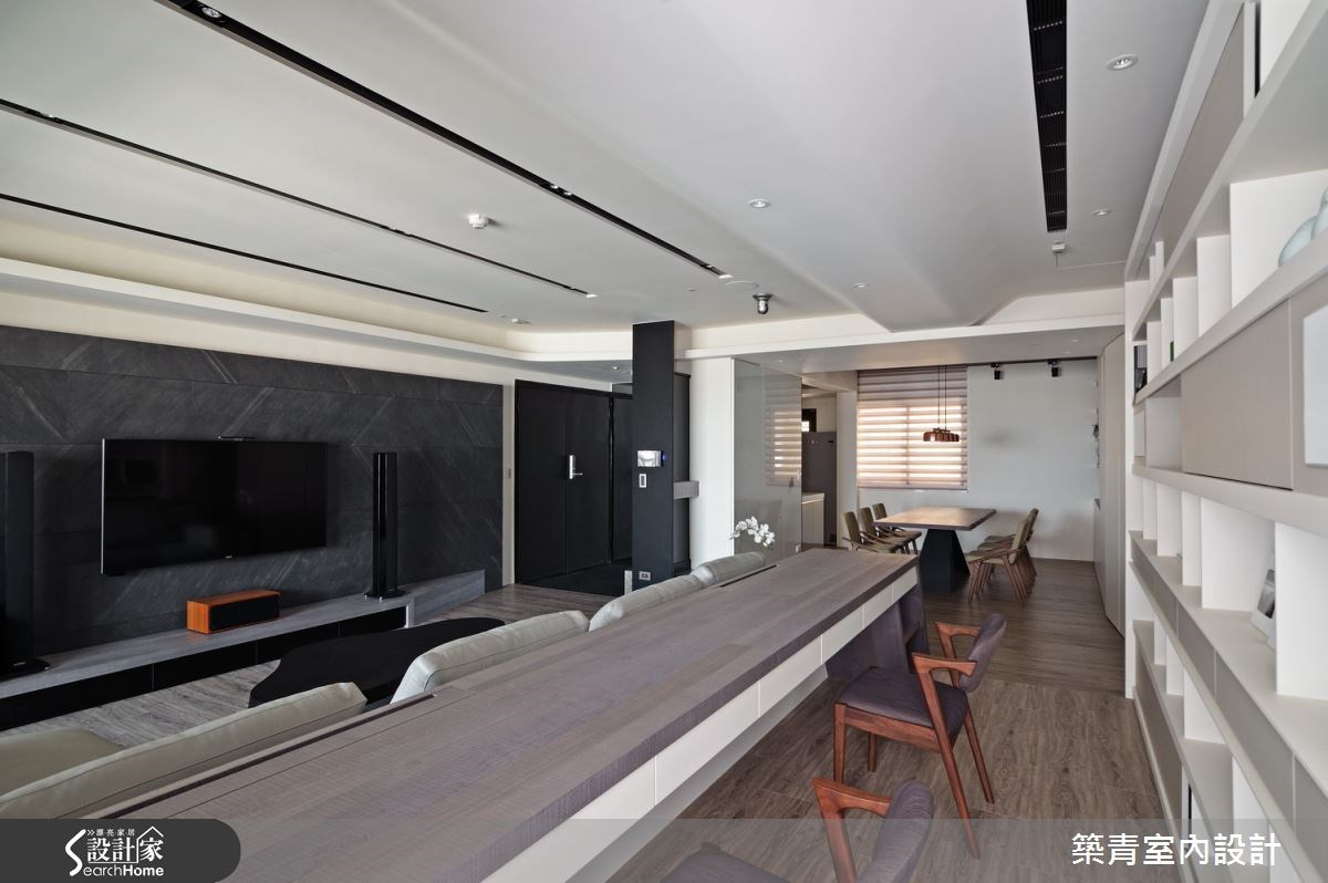70坪新成屋(5年以下)＿北歐風客廳案例圖片＿築青室內裝修有限公司＿築青_35之11