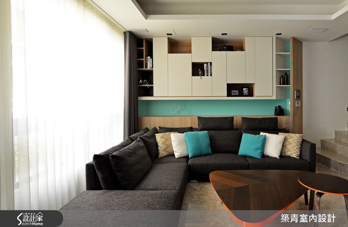 90坪預售屋＿北歐風客廳案例圖片＿築青室內裝修有限公司＿築青_36之5