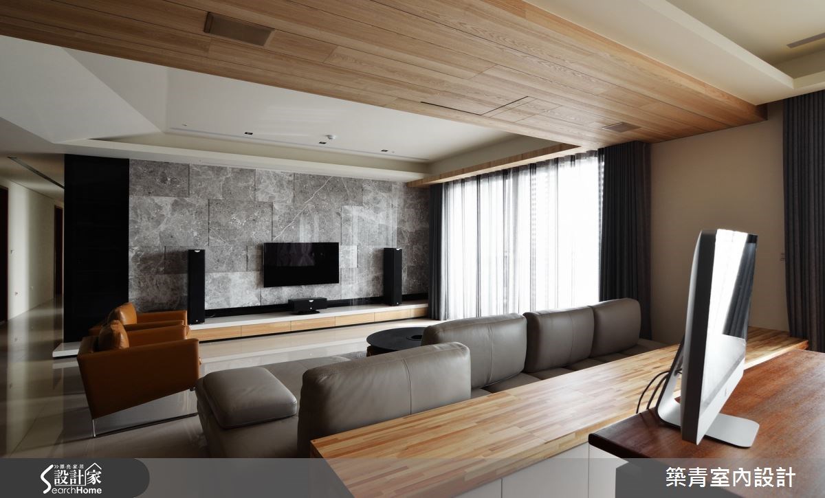 80坪新成屋(5年以下)＿北歐風客廳案例圖片＿築青室內裝修有限公司＿築青_37之13
