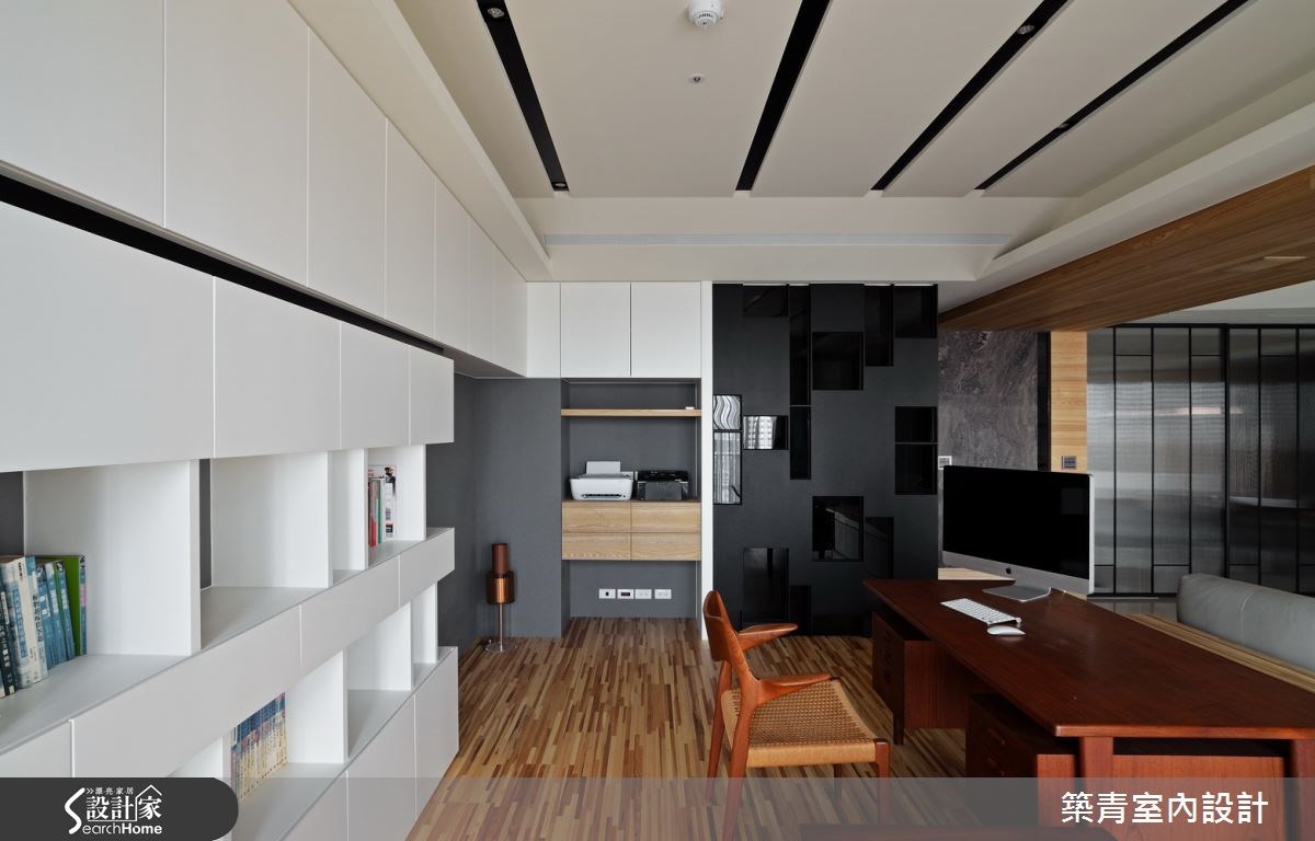 80坪新成屋(5年以下)＿北歐風書房案例圖片＿築青室內裝修有限公司＿築青_37之16