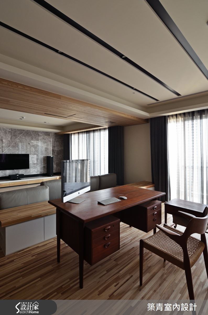 80坪新成屋(5年以下)＿北歐風書房案例圖片＿築青室內裝修有限公司＿築青_37之18