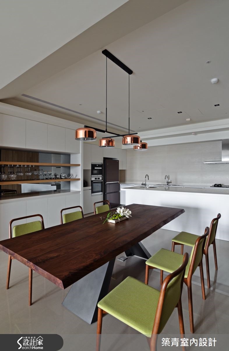 80坪新成屋(5年以下)＿北歐風餐廳案例圖片＿築青室內裝修有限公司＿築青_37之22