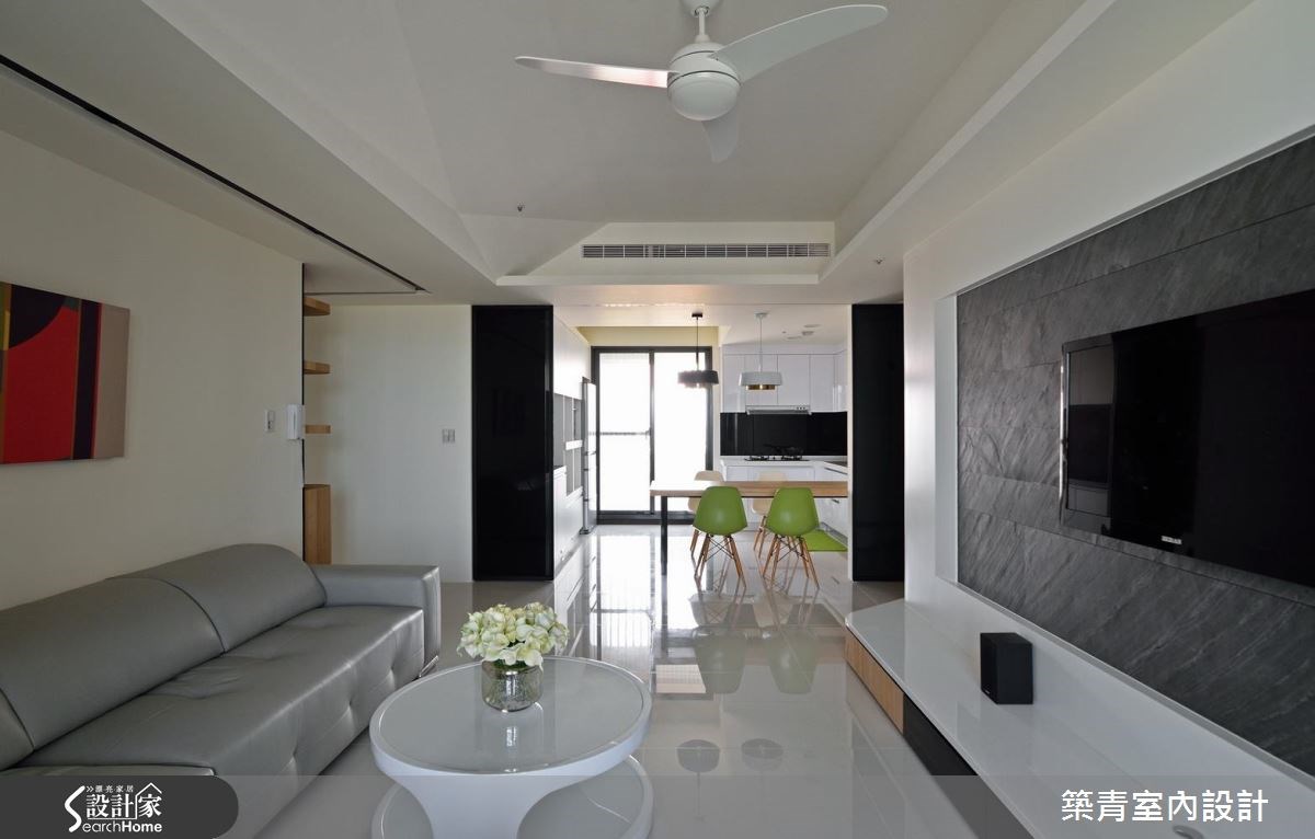 45坪預售屋＿北歐風客廳案例圖片＿築青室內裝修有限公司＿築青_40之6