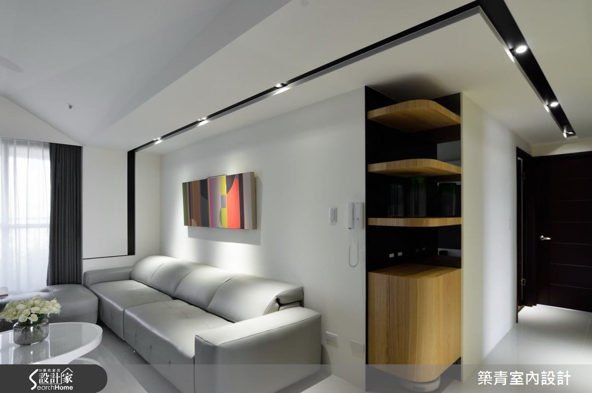45坪預售屋＿北歐風客廳案例圖片＿築青室內裝修有限公司＿築青_40之8