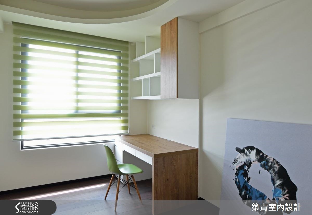 45坪預售屋＿北歐風書房案例圖片＿築青室內裝修有限公司＿築青_40之12
